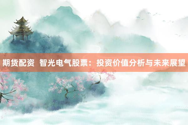 期货配资  智光电气股票：投资价值分析与未来展望