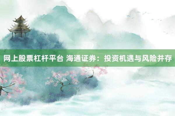 网上股票杠杆平台 海通证券：投资机遇与风险并存